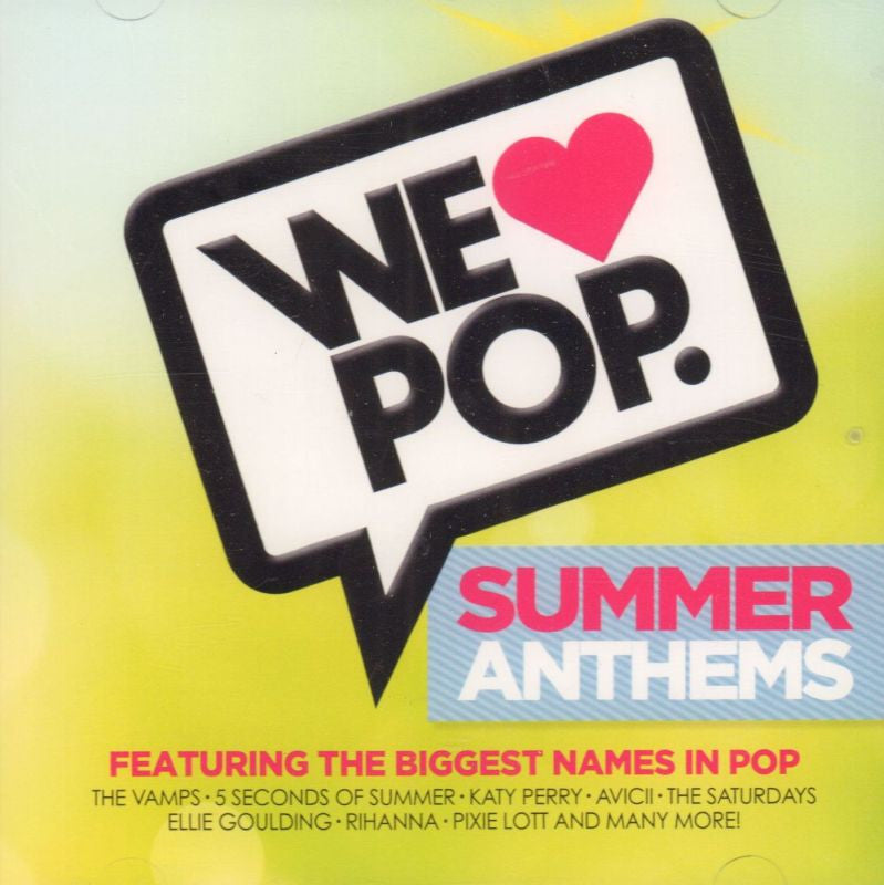 Various 2000's PopWe Love Pop-Summer Anthems-Universal-2CD Album-New