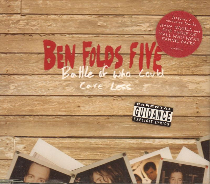 Ben Folds FiveBattle Of Who Care Less-Epic-CD Single-Like New