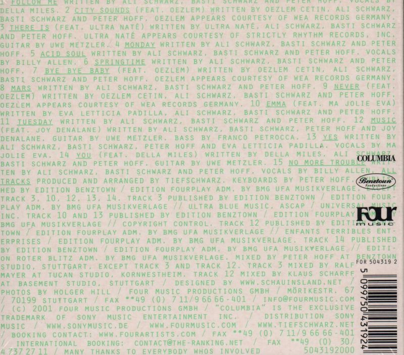RAL9005-Four Music-CD Album-New & Sealed