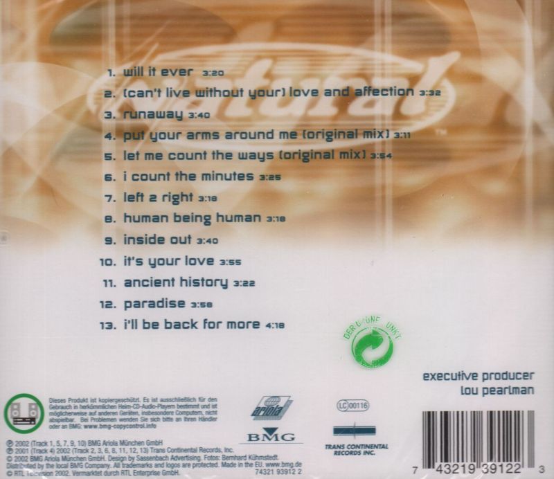 Keep It Natural-BMG-CD Album-New & Sealed