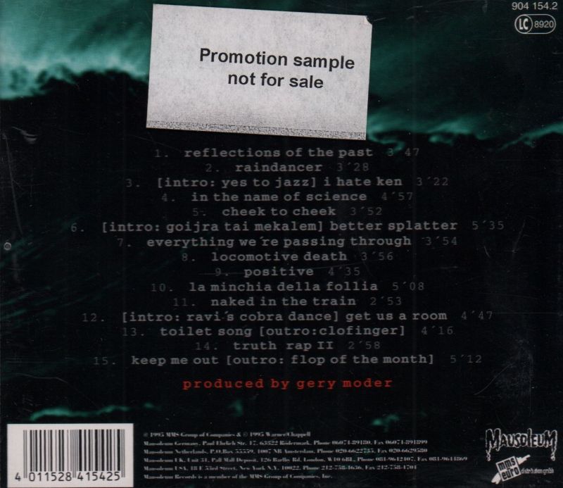 Toilet Songs-Mausoleum-CD Album-Very Good