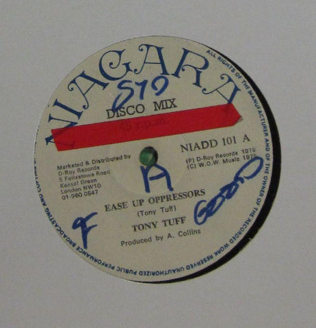 Tony Tuff-Ease Up Oppressors-Niagara-12" Vinyl
