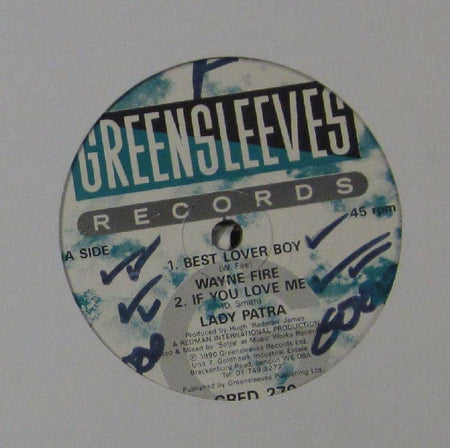 Lady Patra-~-Greensleeves-12" Vinyl