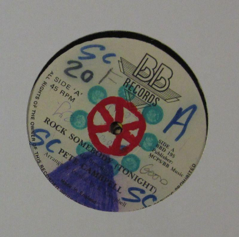 Pete Campbell-Rock Somebody Tonight-BB-12" Vinyl