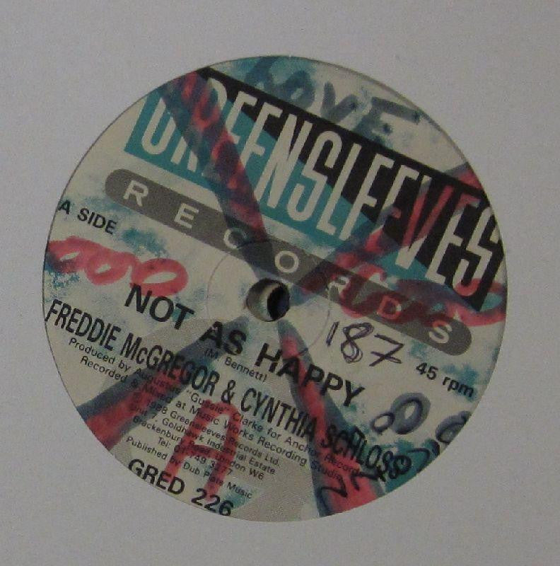 Freddie Mcgregor-Not As Happy-Greensleeves-12" Vinyl