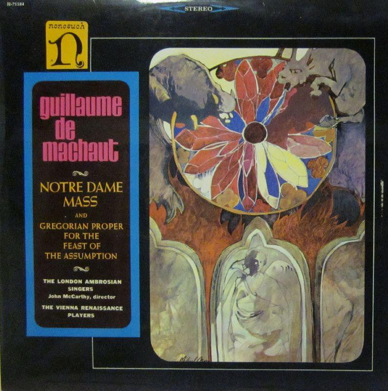 Guillaume De Machaut-Notre Dame Mass-Nonesuch-Vinyl LP
