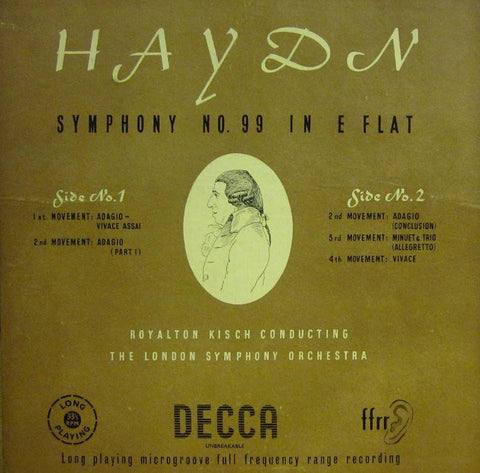 Haydn-Symphony No.99-Decca-10" Vinyl