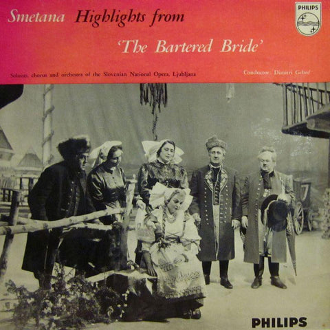 Smetana-Highlights From The Bartered Bride-Phillips-10" Vinyl