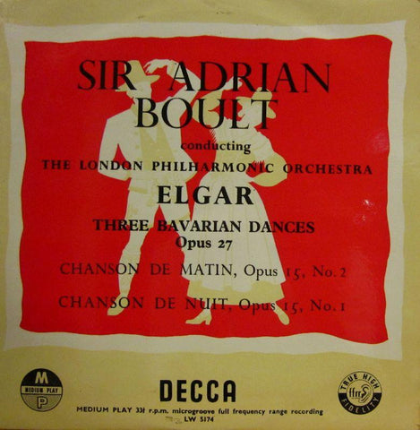 Elgar-Three Bavarian Dances-Decca-10" Vinyl