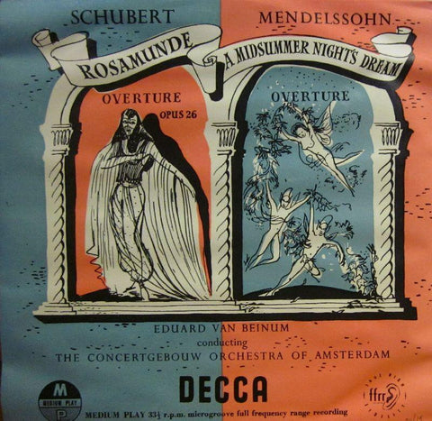 Schubert/Mendelssohn-Overtures-Decca-10" Vinyl