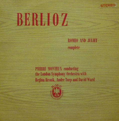 Berlioz-Complete Romeo And Juliet-World Record Club-2x12" Vinyl LP Gatefold