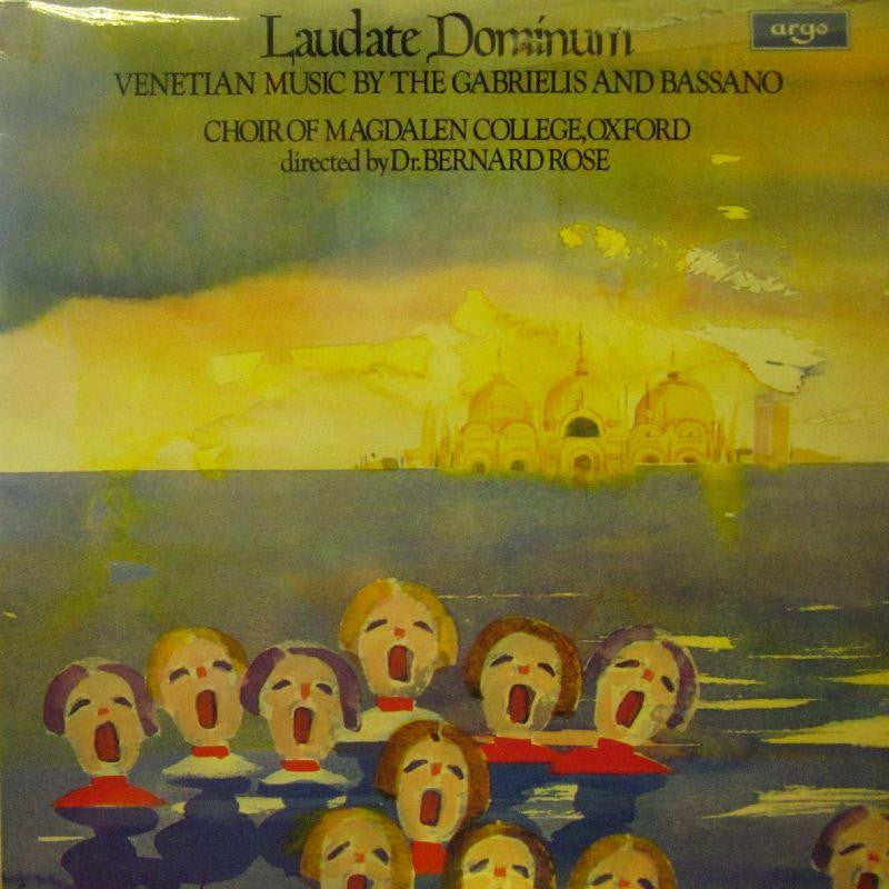 Gabrielis & Bassano-Laudate Dominum, Venetian Music By-Argo-Vinyl LP