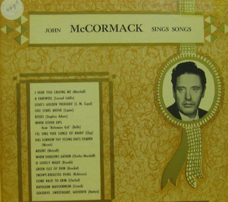 John McCormack-Sings Songs-Scala-Vinyl LP