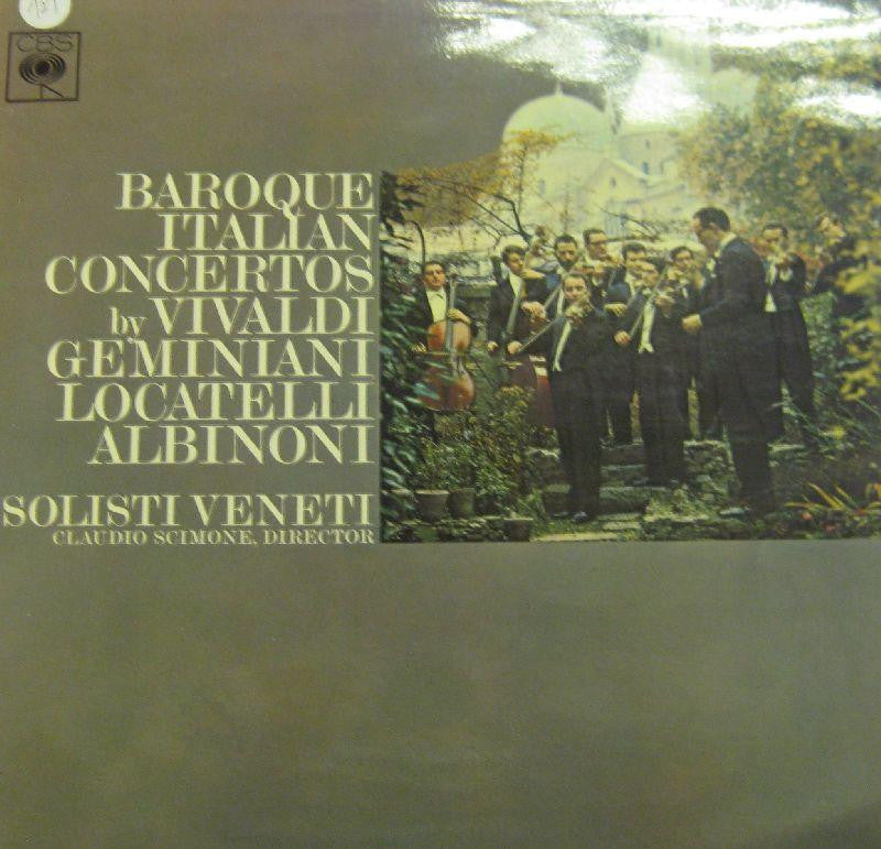 Vivaldi/Geminiani/Locatelli-Baroque Italian Concertos-CBS-Vinyl LP