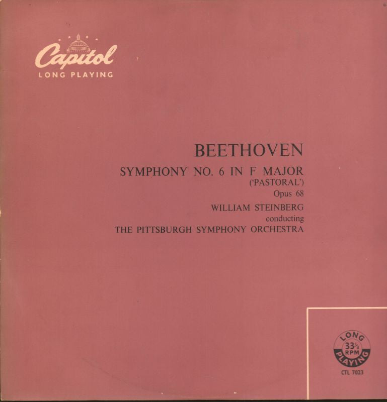 Beethoven-Symphony No.6-Capitol-Vinyl LP