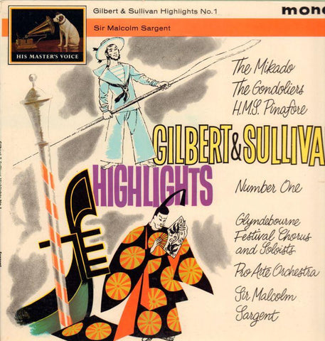 Gilbert And Sullivan-Highlights-HMV-Vinyl LP