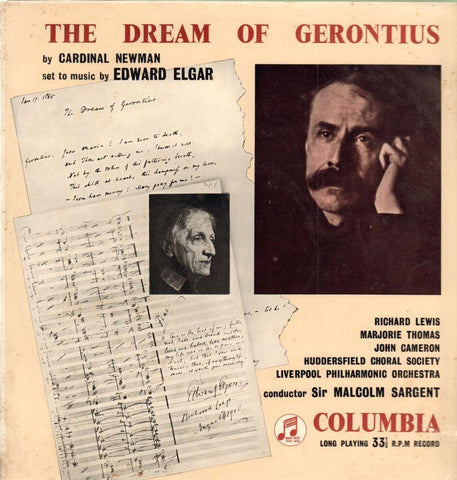 Elgar-The Dream Of Gerontius-Columbia-Vinyl LP