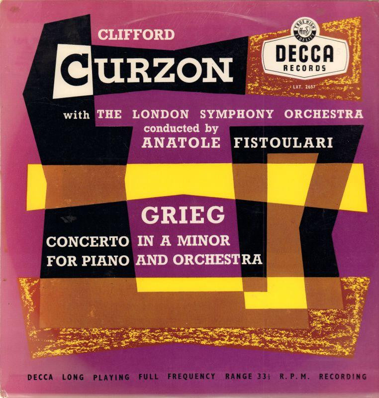 Grieg-Concerto For Piano & Orchestra-Decca-Vinyl LP