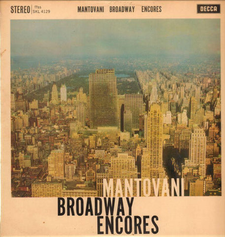 Mantovani-Broadway Encores-Decca-Vinyl LP
