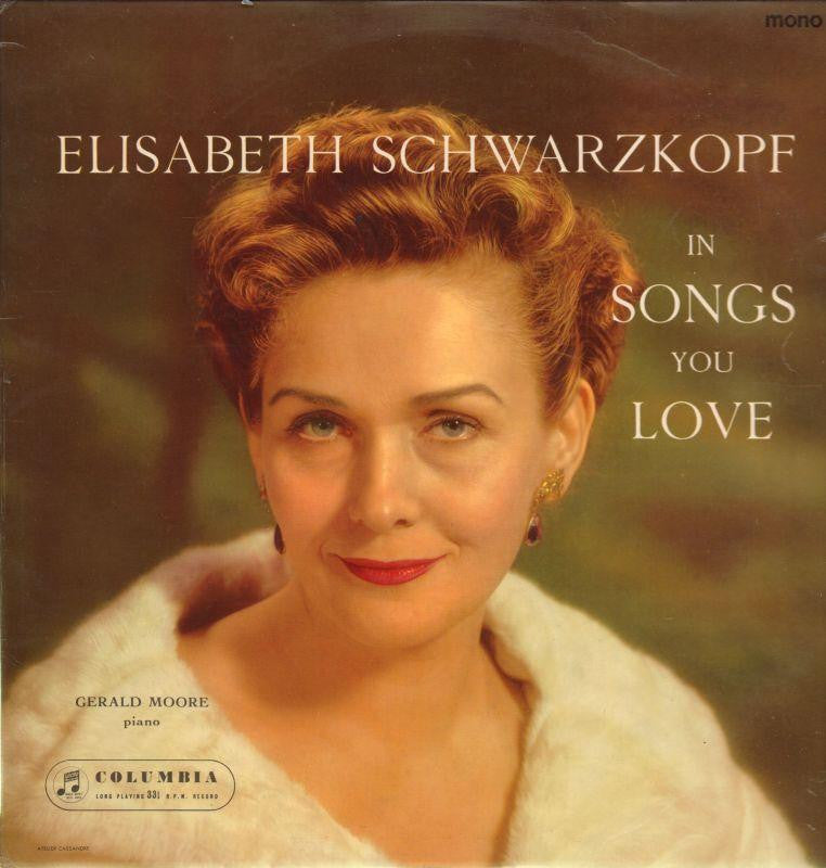 Elisabeth Schwarzkopf-Songs You Love-Columbia-Vinyl LP