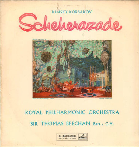 Rimsky-Korsakov-Scheherazade-HMV-Vinyl LP