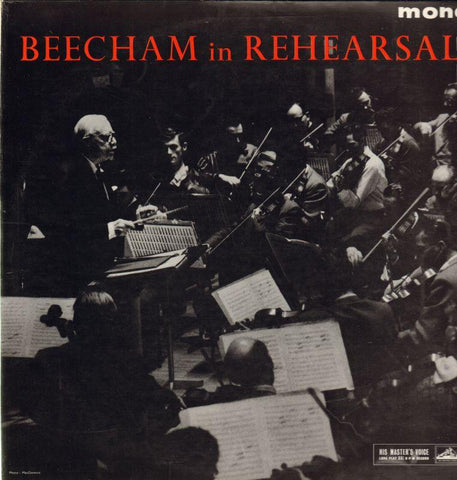 Sir Thomas Beecham-In Rehearsal-HMV-Vinyl LP