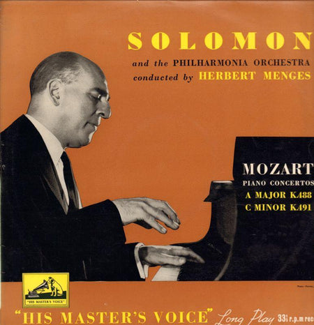 Mozart-Piano Concertos-HMV-Vinyl LP