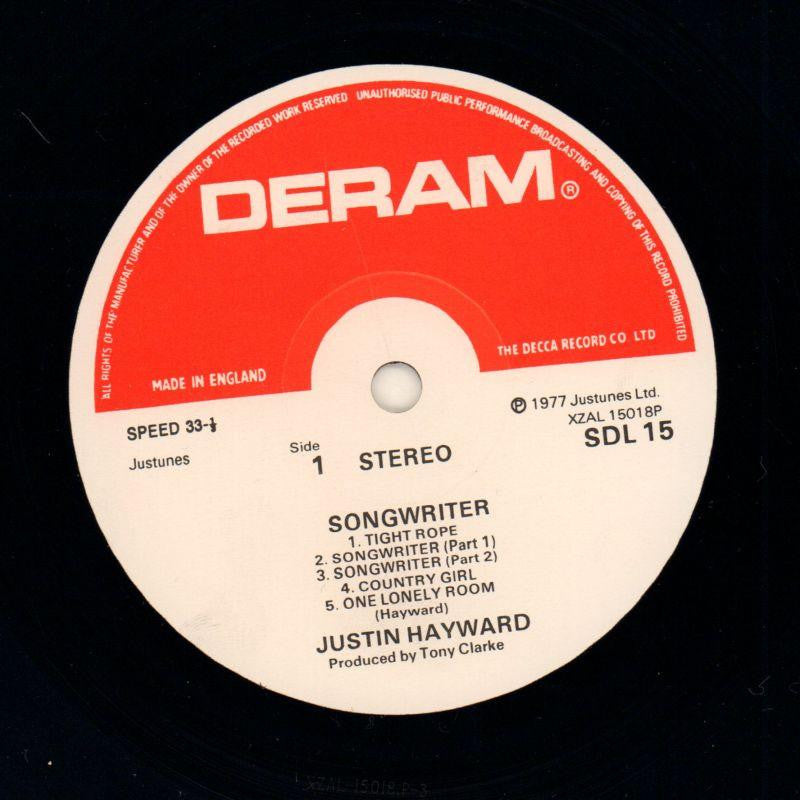 Songwriter-Deram-Vinyl LP Gatefold-Ex-/Ex+