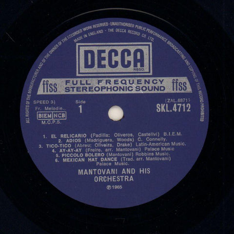 Ole-Decca-Vinyl LP-VG+/Ex-