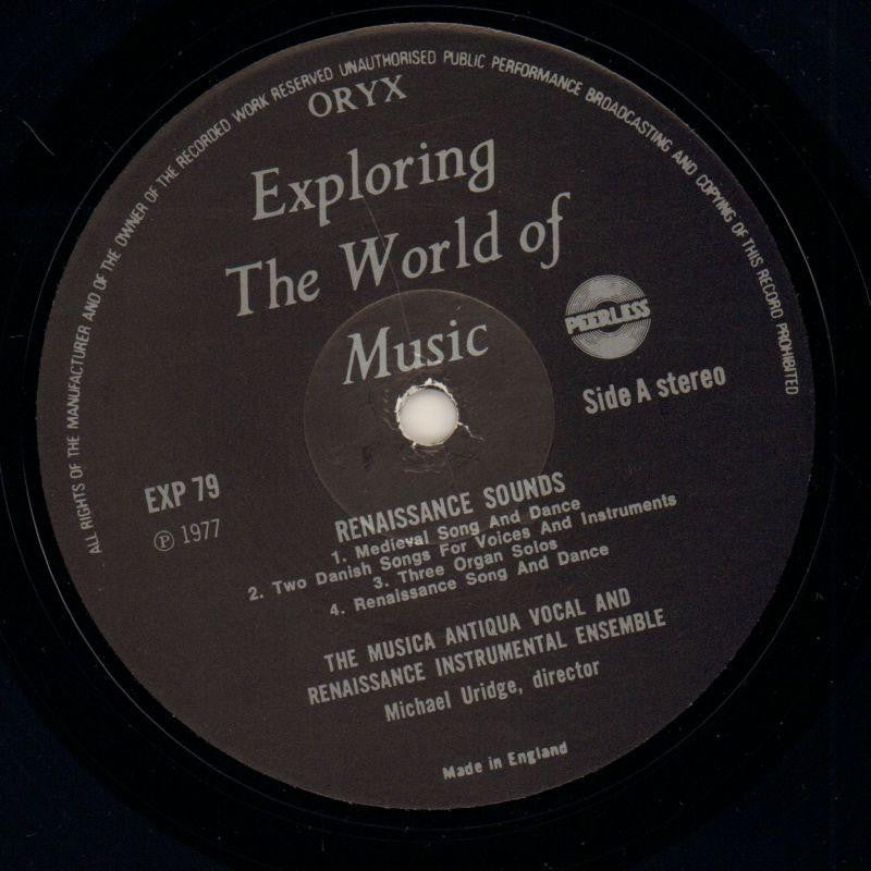 Renaissance Sounds-Oryx-Vinyl LP-VG+/Ex