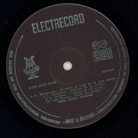 La Orga Bisericii-Electrecord-Vinyl LP-VG/Ex