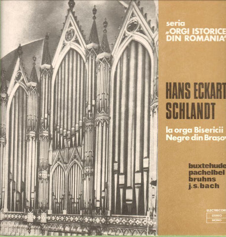 Hans Eckart Schlandt-La Orga Bisericii-Electrecord-Vinyl LP-VG/Ex
