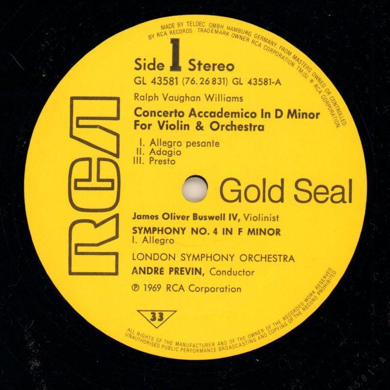 Fourth Symphony-RCA-Vinyl LP-Ex/Ex