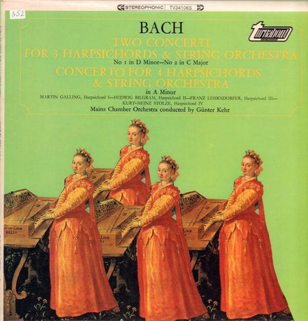 Bach-Two Concerti-Turnabout-Vinyl LP