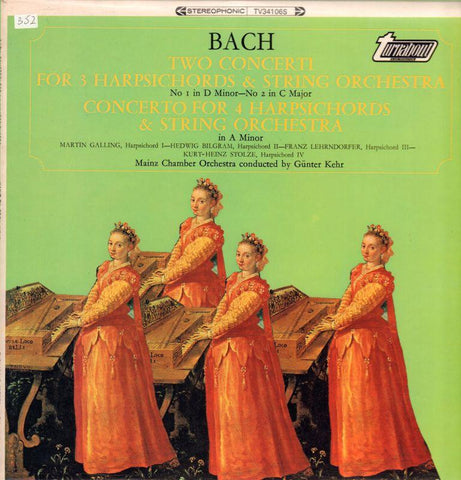 Bach-Two Concerti-Turnabout-Vinyl LP