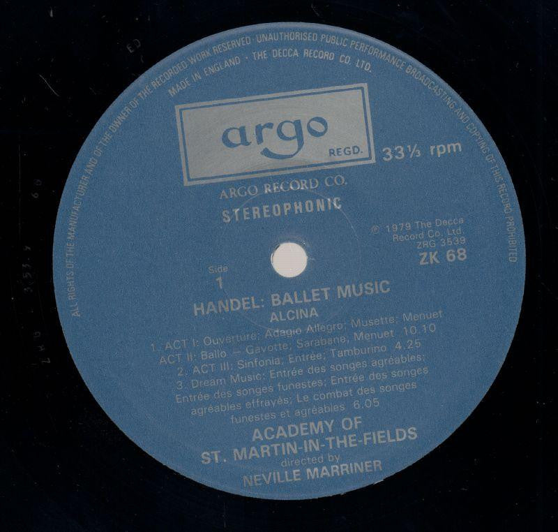 Ballet Music-Argo-Vinyl LP-VG/Ex