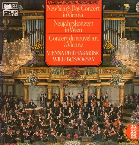 Willi Boskovsky-New Year's Day Concert-Decca-2x12" Vinyl LP Gatefold