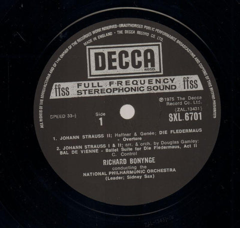 Straussiana-Decca-Vinyl LP-VG/Ex