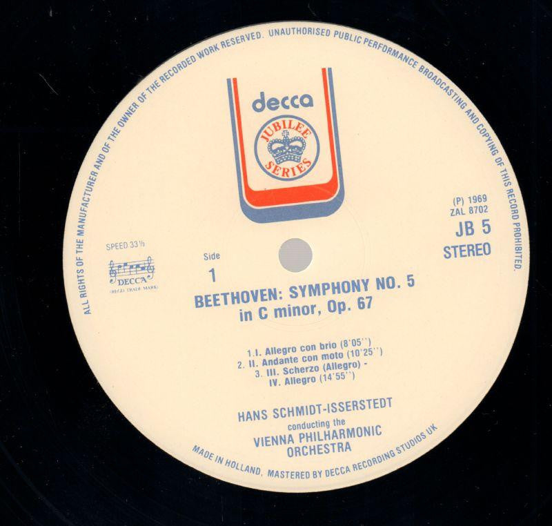 Symphonies No.5 & 6-Decca-Vinyl LP-VG/NM