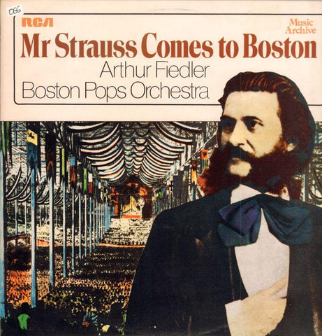 Arthur Fiedler & Boston Pops-Mr Strauss Comes To Boston-RCA-Vinyl LP
