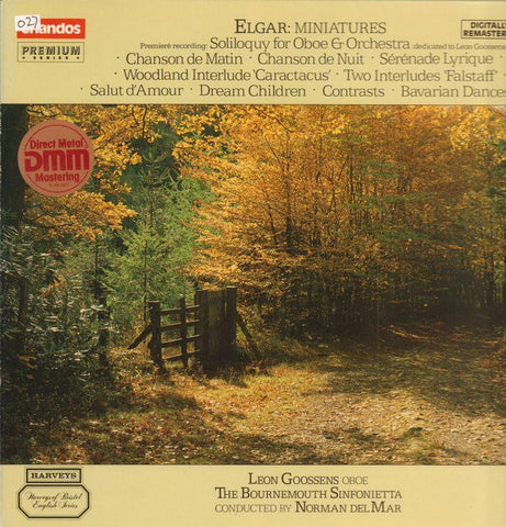 Elgar-Minatures-Chandos-Vinyl LP