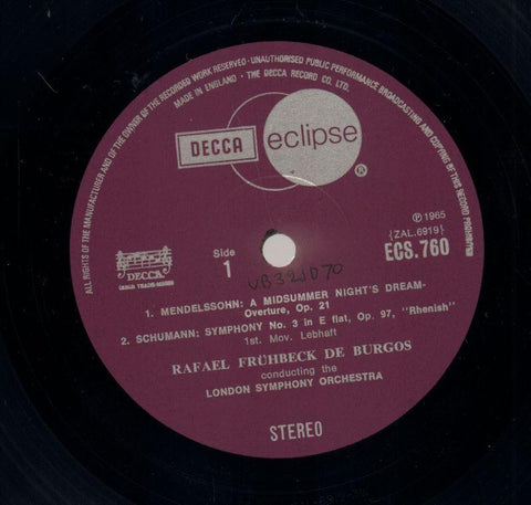 Symphony No.3-Decca-Vinyl LP-VG+/Ex