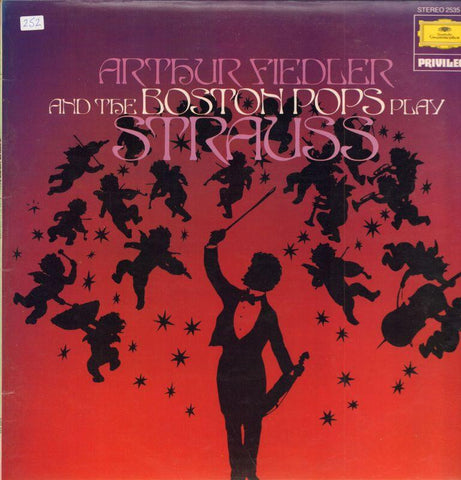 Arthur Fiedler & Boston Pops-Plays Strauss-2535 231-Vinyl LP