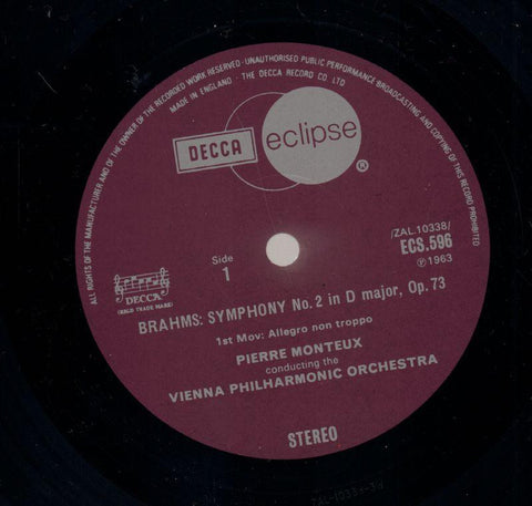 Symphony No.2-Decca-Vinyl LP-VG/Ex