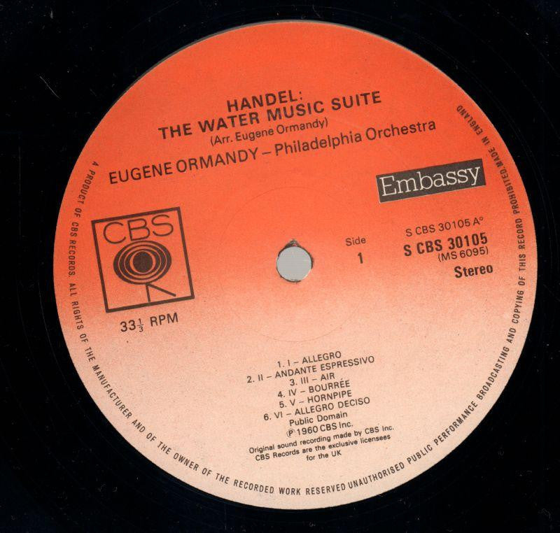 Water Music-CBS-Vinyl LP-VG/Ex