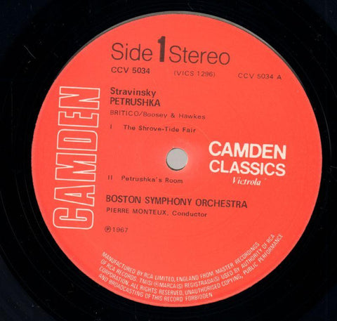 Petrushka-RCA-Vinyl LP-VG/VG+