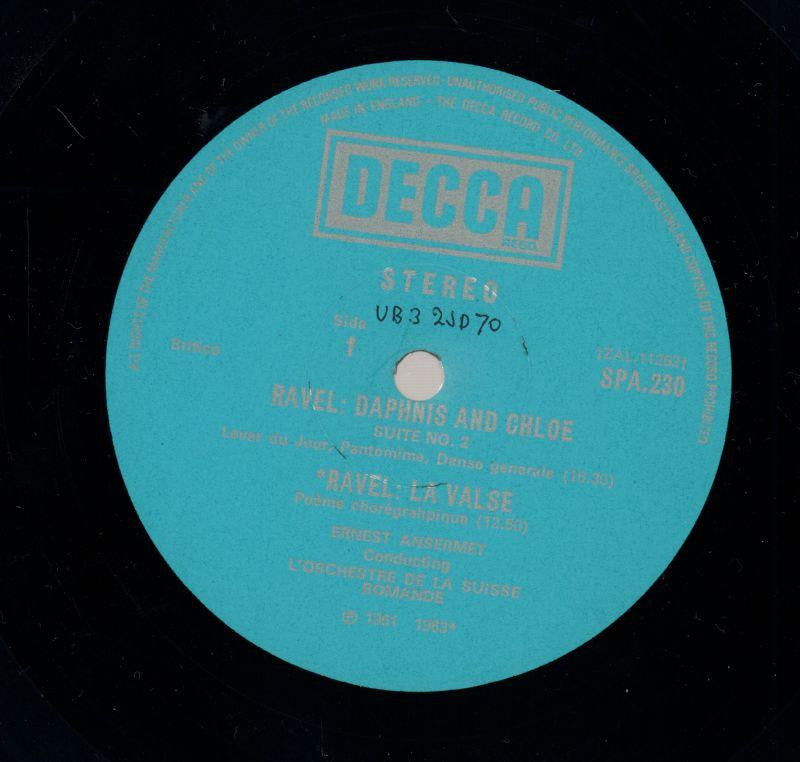 Daphnis & Chloe-Decca-Vinyl LP-VG/VG+
