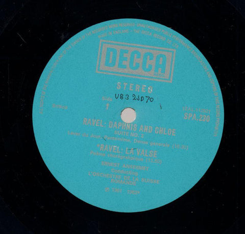 Daphnis & Chloe-Decca-Vinyl LP-VG/VG+