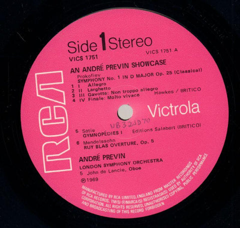 A Showcase-RCA-Vinyl LP-VG/VG