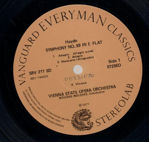 Symphony No.99-Vanguard-Vinyl LP-VG/VG